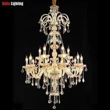 Люстра Mary theresa хрустальная люстра светильник s свеча люстра светильник ing величественная Хрустальная вилла и дворцы лестничный светильник