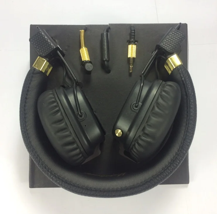 Проводные наушники лучшего качества Major II и беспроводные 2nd major bluetooth для marshall |
