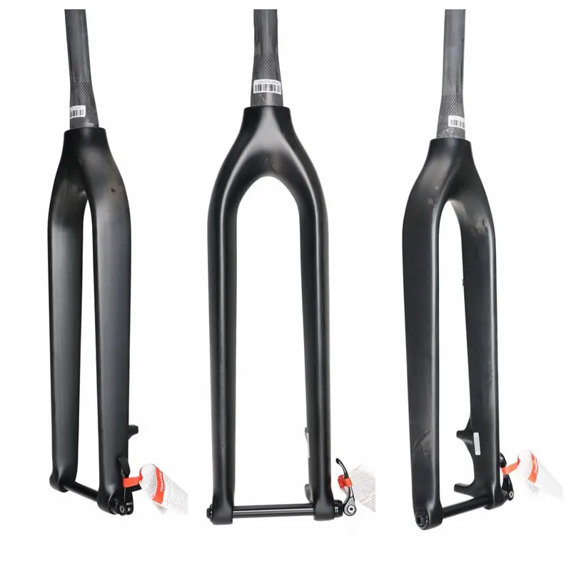 

Full UD Matte Carbon Bicycle Fork 29er MTB Fork For Bicicletas Rigid Mountain Bikes ForkTapered Thru Axle 15mm Fork