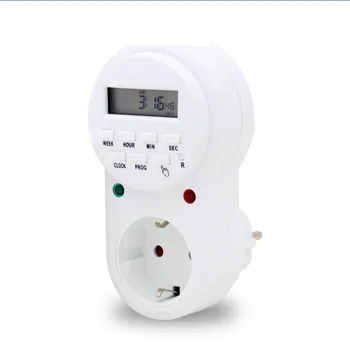 

Newstyle Digital Electronic Timer Switch Socket Plug-in Programmable Timing Switch Minute Hour Week Time Outlet Controller Tools