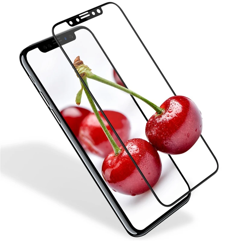 NMEGOU 3D закаленное стекло изогнутое полное покрытие Защита экрана для Iphone X 5S SE 5 6 6S 7