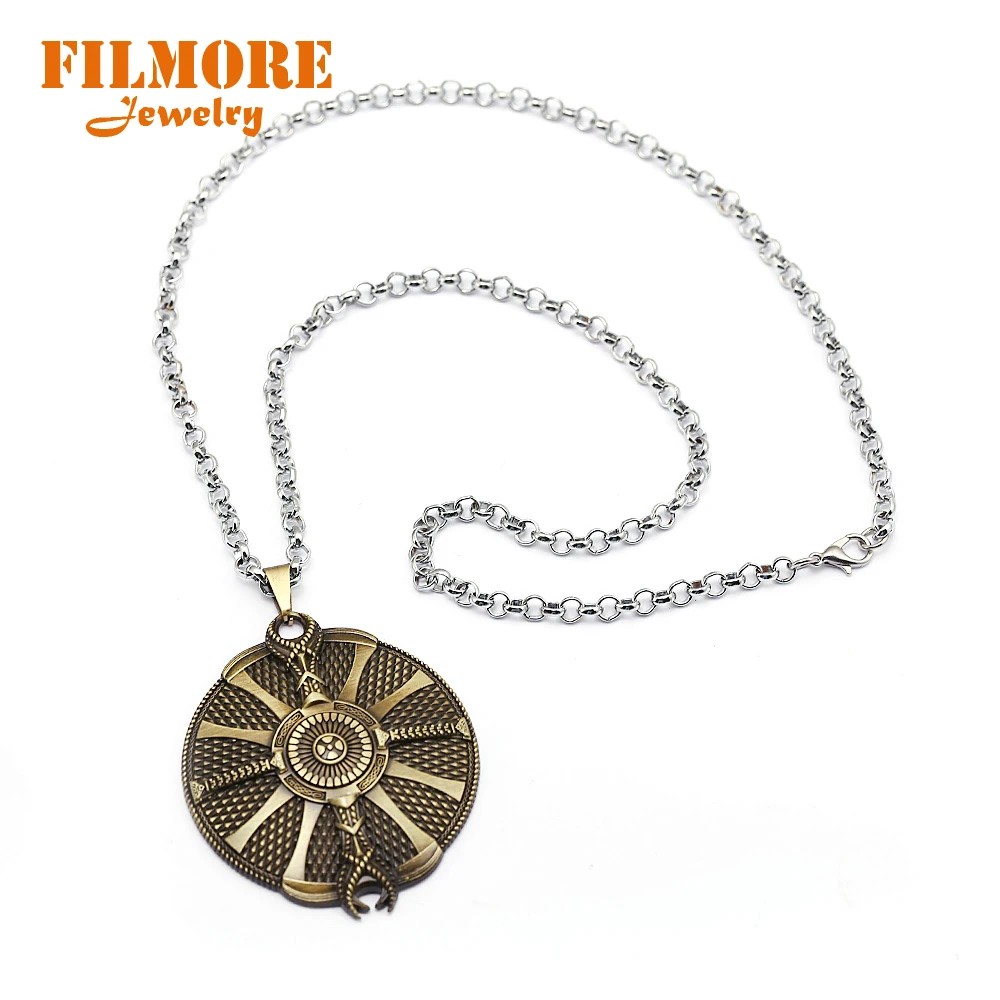 Filmore Бог войны 4 ожерелье Кратоса Хранитель Щит металлический кулон ссылка