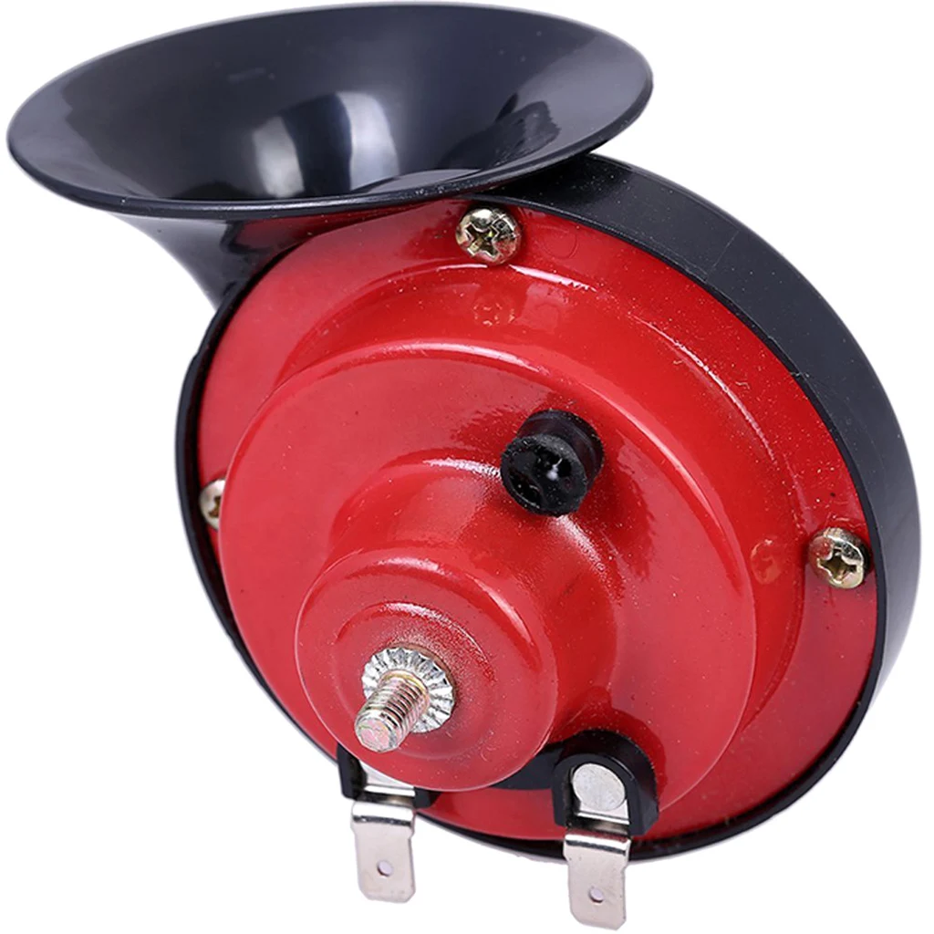 1 Pair Unicersal 120db Snail Air Horn Loud Dual Twin Tone Motorcycle Car 12V Auto Horn With Mounting For Cars Bikes