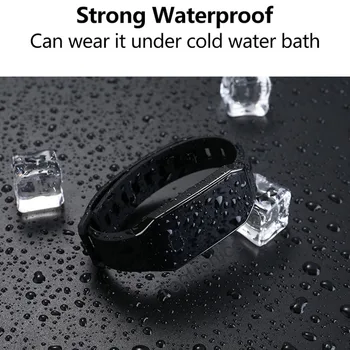 

2017 New Water Proof Smart Wristband with Sleep Monitoring Blood Pressure Heart Rate Blood Oxygen Sleep Monitor Alarm PK CK11