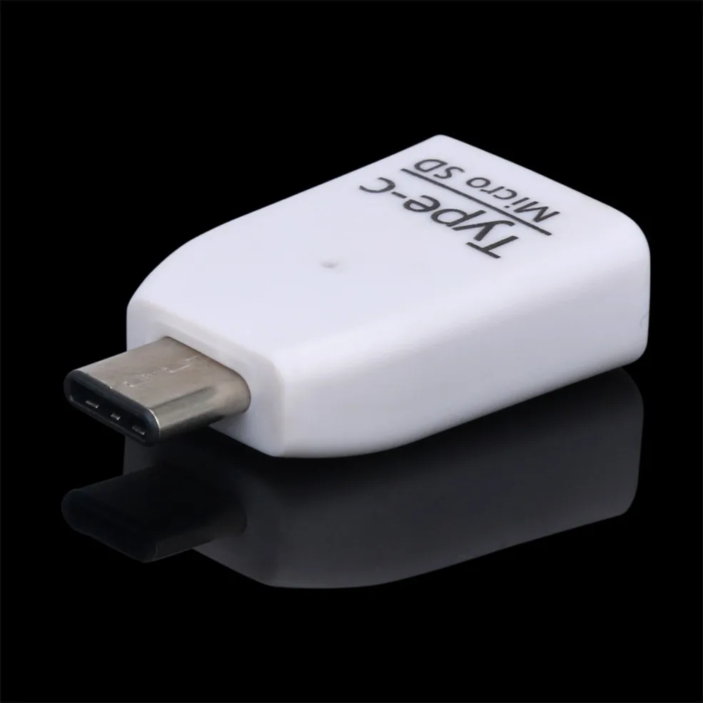 CARPRIE mini type C Micro SD TF считыватель карт OTG адаптер USB 3,1 портативный Прямая