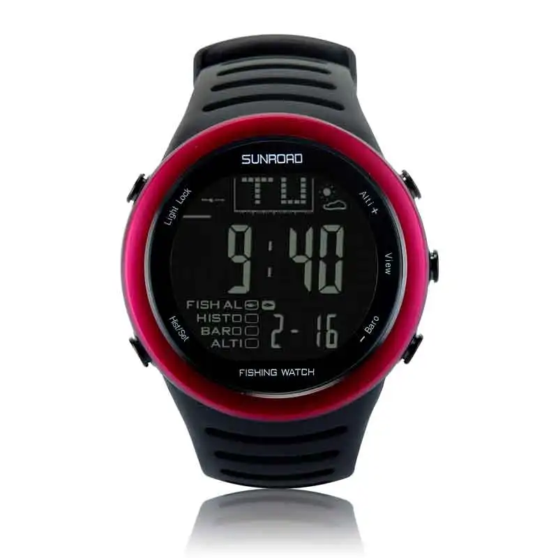 SUNROAD, мужские часы, цифровые, Wacth, альтиметр, термометр, погода, погода, секундомер, умные, для бега, спортивные часы, Reloj Hombre - Цвет: FR720-Purple