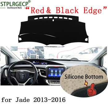 

Stplrgecp Top Quality Double layer Dash Mat Dashmat Dashboard Cover Sun Shade Dash Board Cover Carpet for Honda jade