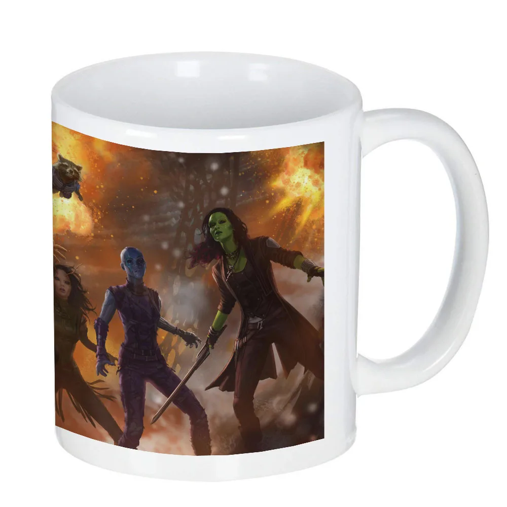 Marvel Super Heroes guardiers of Galaxy Star Lord Cup Gamora кружка Arthur Sampson Douglas ракета Грут кофейные чашки и