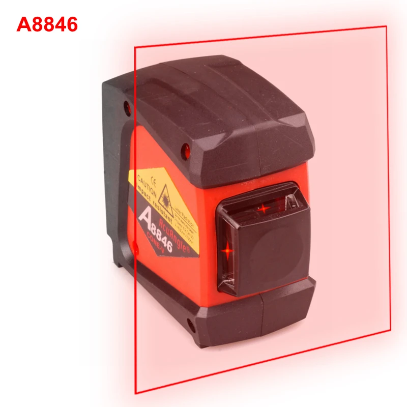 

AcuAngle A8846 660nm Red Laser Level 4 lines 360 degrees Wall Meter Laser Levels Gravity Leveling Instrument