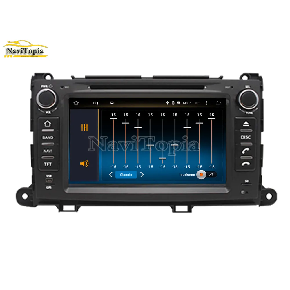 Sale NAVITOPIA 4G RAM 64G ROM PX6 Six Core Android 9.0 Car DVD GPS Navigation for Toyota Sienna/XL30 2013 2014 2015 2016 2017 2018- 11