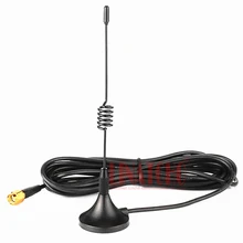 433 МГц мини Магнитная база всенаправленная антенна SMA разъем с 3 м RG174 кабель