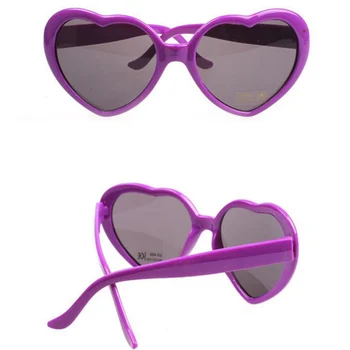 

Funny 1Piece Free Shipping Candy Color Retro Funny Summer Love Heart Shape Lolita Sunglasses Sun Glasses Gift Women Accessory