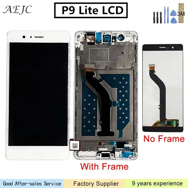 

For Huawei P9 Lite LCD Display Touch Screen Digitizer Assembly 5.2" G9 Lite LCD VNS-L21 VNS-DL00 VNS-L22 VNS-L23 VNS-L31 VNS-L53