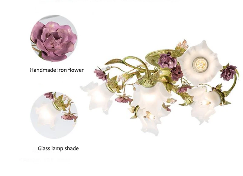 Flower ceiling lamp (10)