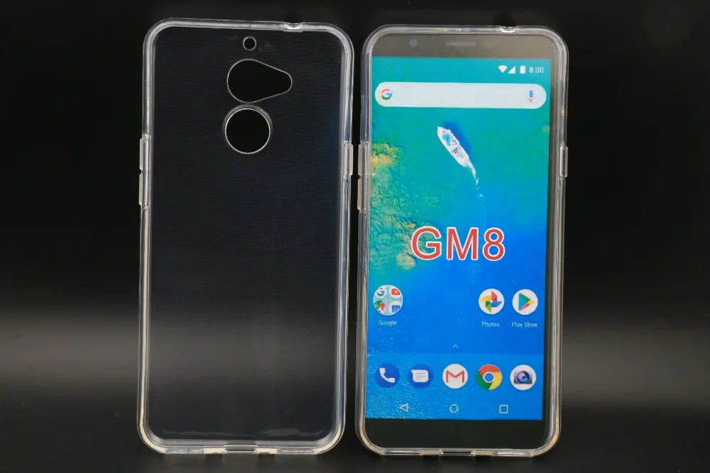 Для General Mobile GM8 GM 8 чехол силиконовый прозрачный чистый противоударный для