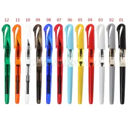 Красочный пластиковый баррель перьевая ручка 0,5 мм перо бизнес-офис подарок