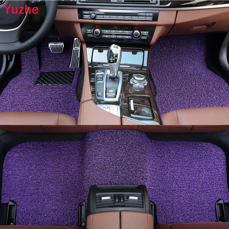 Автомобильный напольный коврик Yuzhe для Mitsubishi ASX Lancer SPORT EX Zinger FORTIS Outlander Grandis