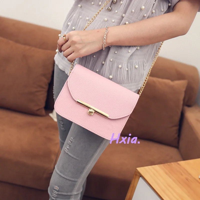  Yuhua 2019 new women handbags fashion Korean version shoulder bag chain messenger bag sweet woman b - 32305344197