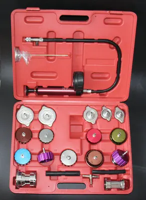 

1set 21-piece water tank leak detector car water tank side leak table cooling system tester tank pressure gauge tester