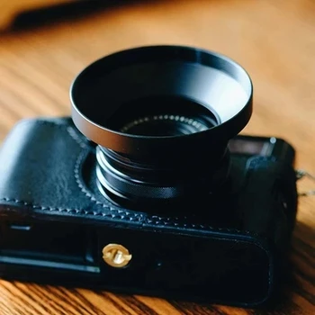 

Camera Metal Wide Angle Lens Hood Screw black Adapter Ring 49mm For FUJIFILM X7/X100/ X100S/X100T/X100F Replaces LH-X100