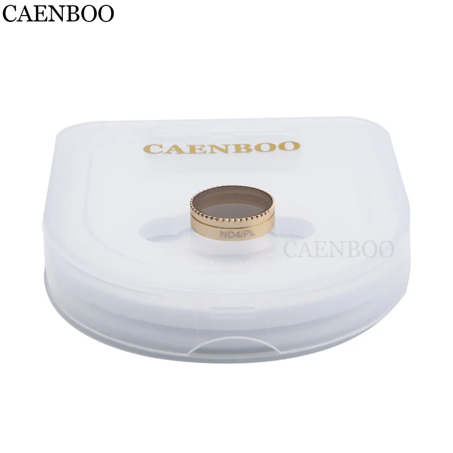 CAENBOO Drone для Mavic Air фильтр нейтральной плотности объектива ND4/PL NDPL4 Набор для DJI Mavic Air камера Фильтры Gimbal аксессуары - Цвет: ND4PL Filter