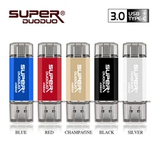 Флеш-накопитель OTG USB 3,0, флеш-накопитель, 128 ГБ, Тип C, Micro Usb накопитель, 16 ГБ, 32 ГБ, 64 ГБ, флешка для устройства type-C