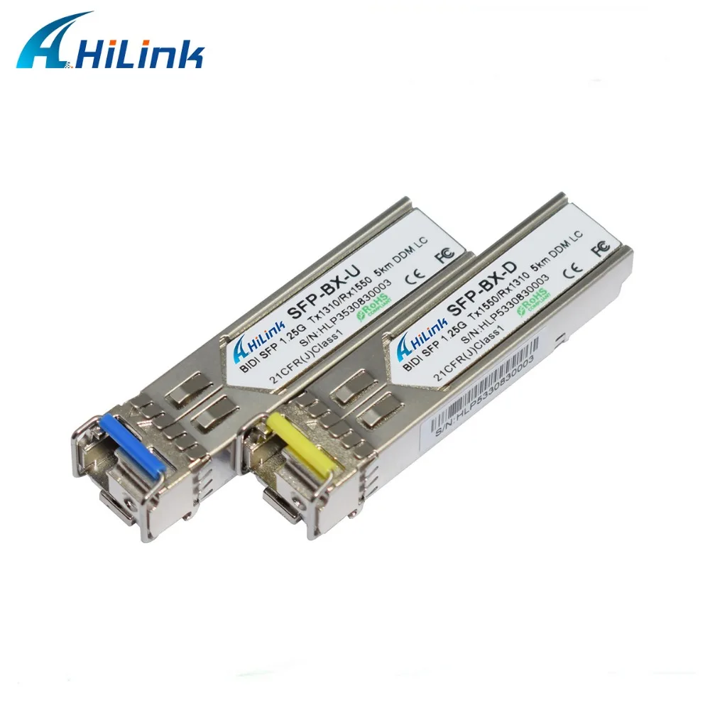 45 пар на заказ: HL GLC BX U/D 5D 1 25 г BiDi SFP 5 км SC/LC DDM 1310/1550nm|Оптоволоконное оборудование| |