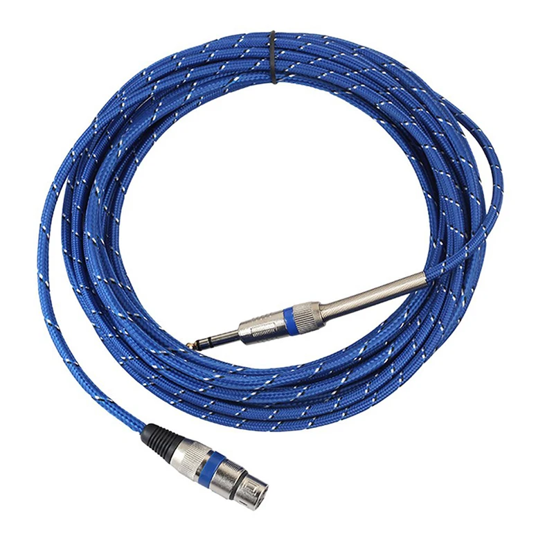 Лучшие предложения никелированный 3P XLR гнездовой разъем для 1/4 дюйма 6 35 мм штекер