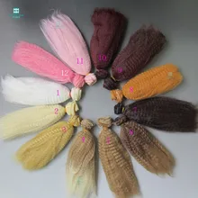 15cm 100CM Doll accessories Fluffy wig For 1 3 1 4 1 6 BJD SD DIY