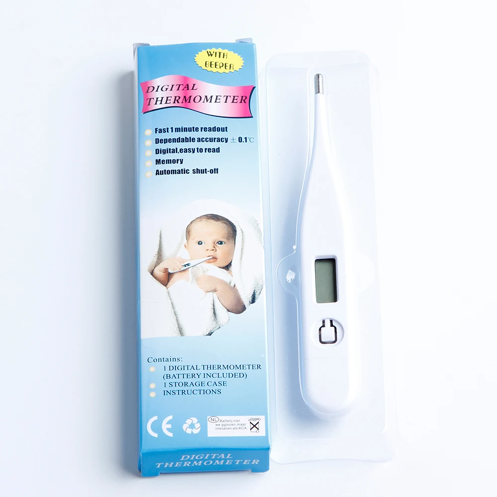 

1Pc LCD Digital Heating Thermometer Medical Equipment Kids Body Temperture Measurement Child Mini LCD Heating Thermometer