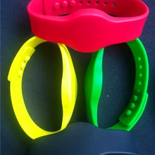 13,56 МГц FM11RF08 MF S50 1K NFC Браслет RFID IC браслет на запястье Регулируемый RFID браслет