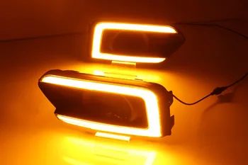 

Carbo For Honda city 2017+ DRL daytime running light with turn signal light fog lights led car day light