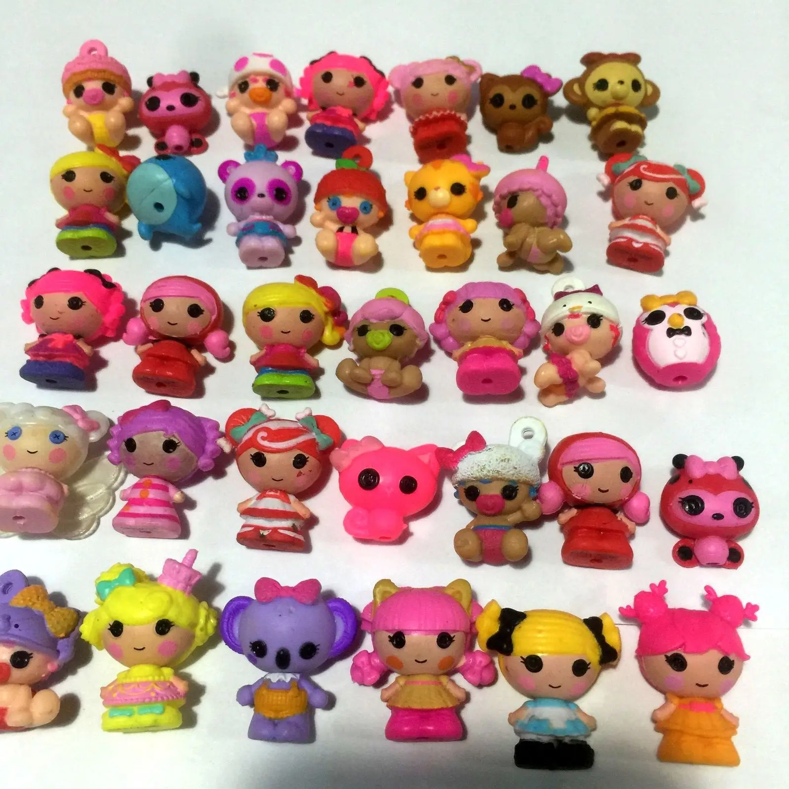 

Randon Lot 10pcs Original Lalaloopsy Dolls Mini Dolls For Girl Toy Playhouse Each Unique Figure Doll