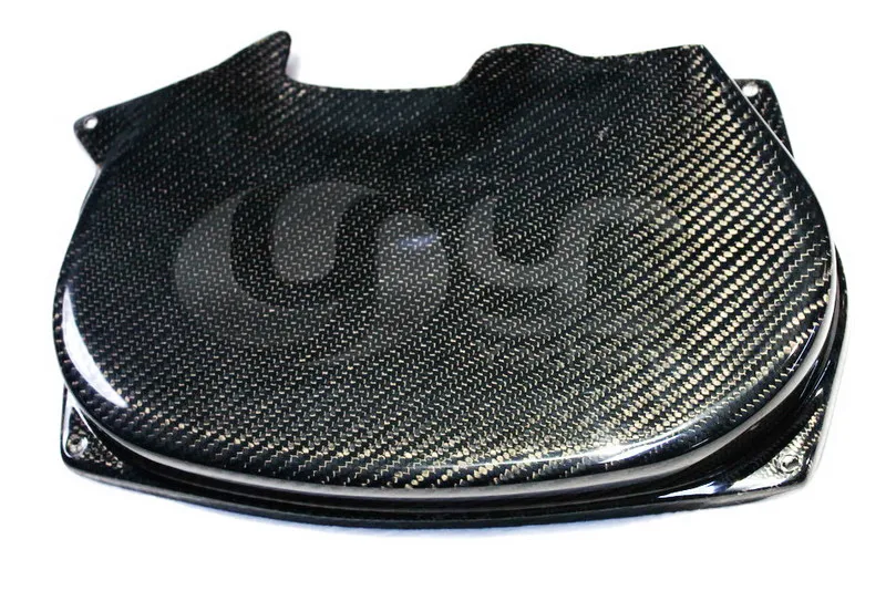  Car Styling Carbon Fiber Cam Gear Belt Cover Fit For 1996-2005 Evolution Evo 4 5 6 7 8 4G63 CT9A En