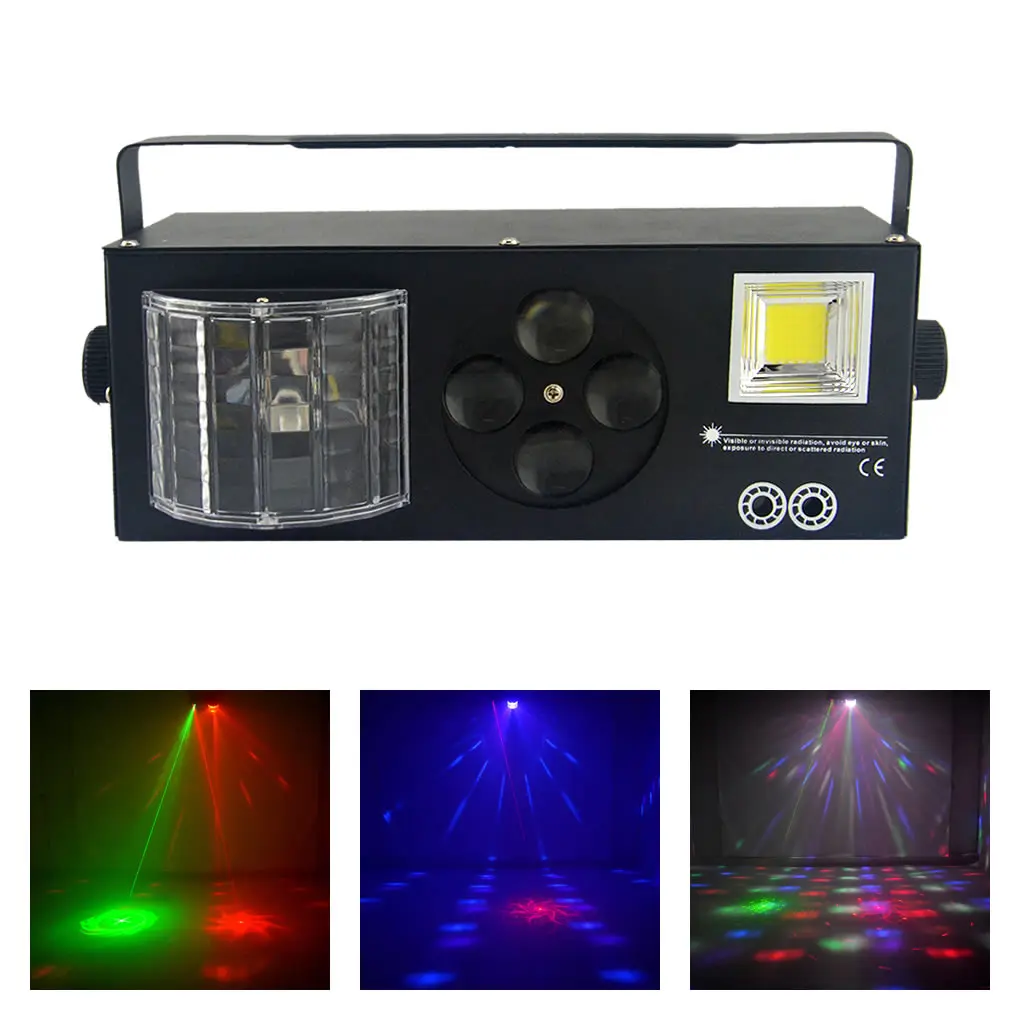 AUCD 20 Gobo RG Laser Strobe Par Lamp RGBWY Beam & RGBW Patterns Rotate LED Projector Light DMX DJ Party Home Stage Lighting 132|par lamp|led light