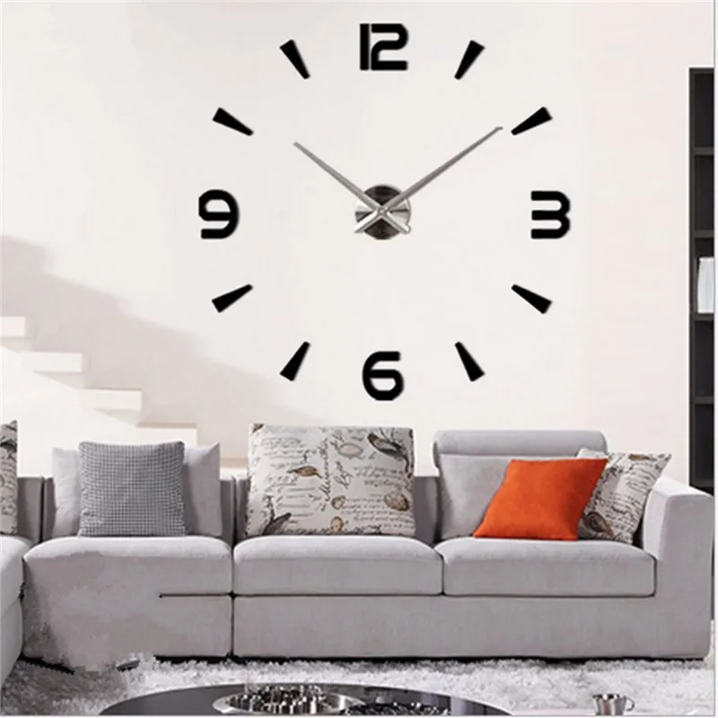 Charminer Large Wall Clock Personalized Big 3D Diy Acrylic Mirror Stickers Quartz Modern New Arrival In Clocks From Home Garden On Charminer Large Wall Clock Personalized Big 3D Diy Acrylic Mirror Stickers Quartz Modern New Arrival In Clocks From Home Garden On