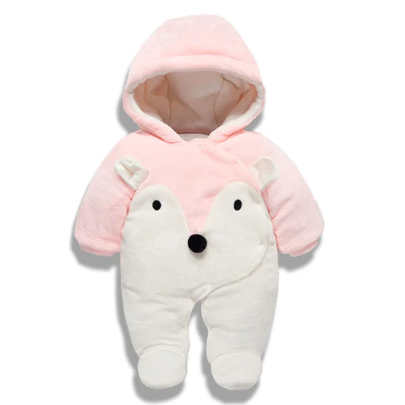 

Winter New Born Baby Clothes Baby Rompers Newborn Fleece Jumpsuit Girl Boy Snowsuit Infant Outfits Park Snow Wear Overalls