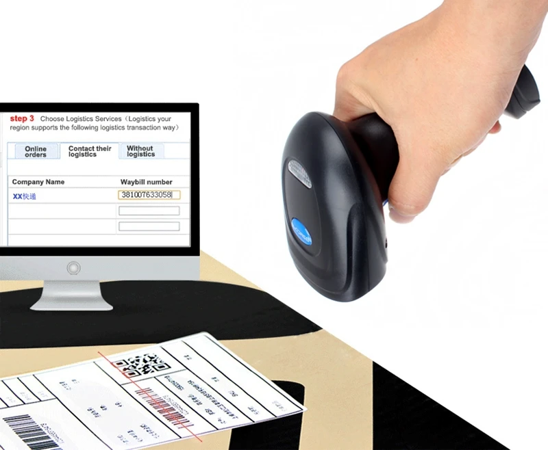 Беспроводной Bluetooth ручной сканер штрих кода Blueskysea BW3 EAN UPC USB лазерный считыватель