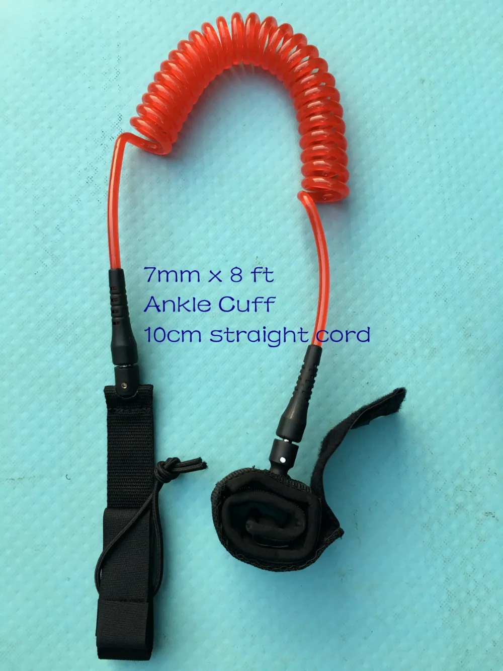 

B9 Surfboard and SUP surf Leash/Leg Rope - Premium Leash with Double Stainless Steel Swivels and Triple Rail Saver