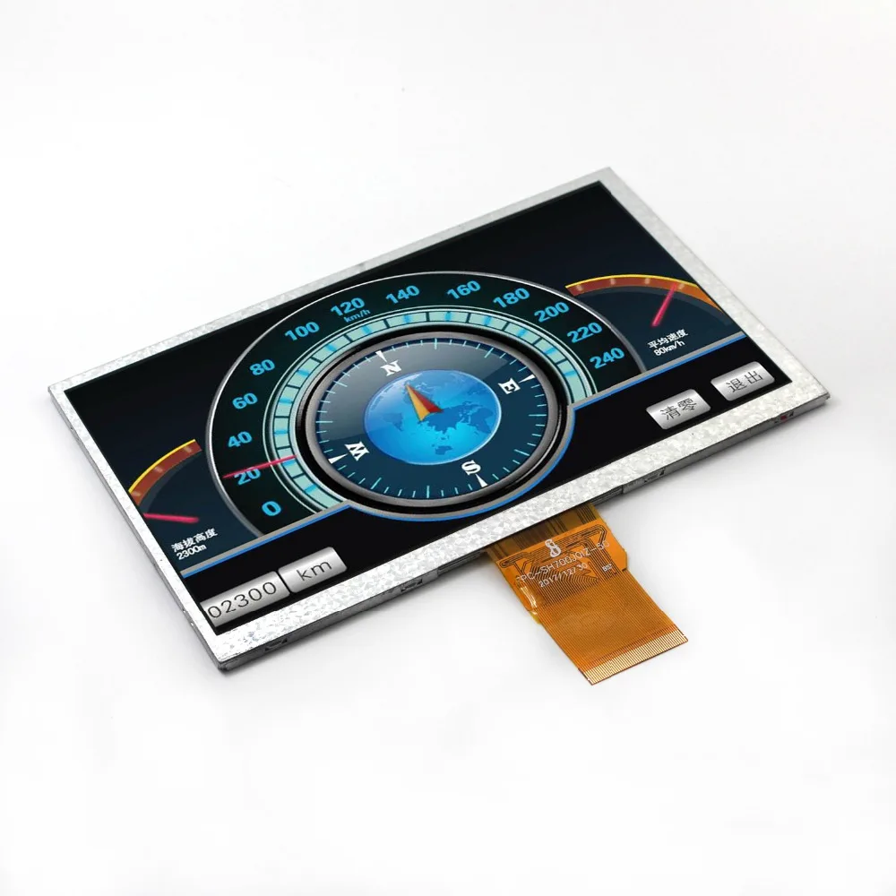 Новый 7 0-дюймовый дисплей RGB интерфейс емкостный сенсорный экран