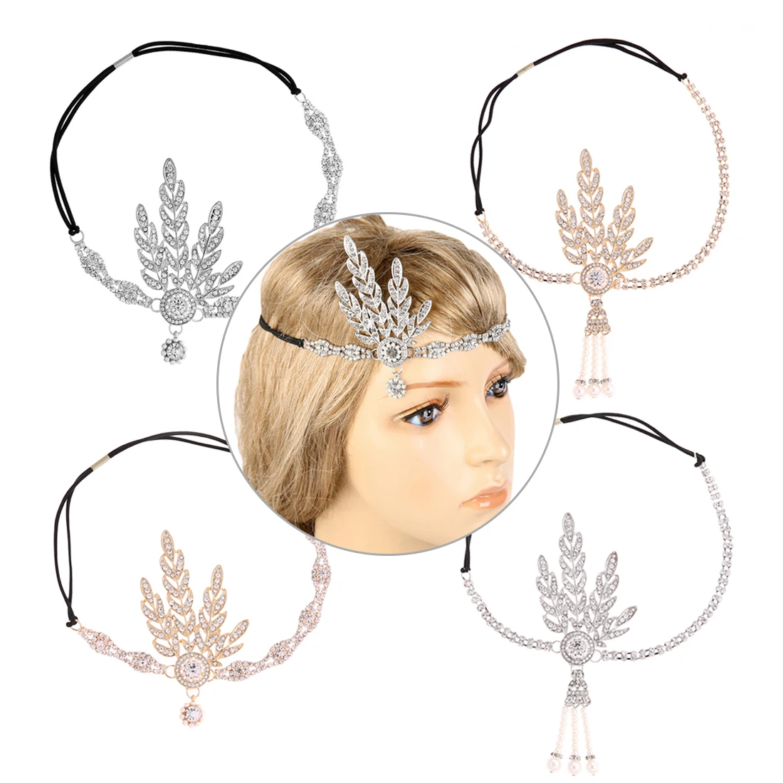 great gatsby beaded hat