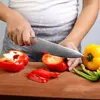 SUNNECKO-Juego de Cuchillos de Cocina japonés Damasco VG10, herramienta de mango de 5 pulgadas, utilidad, 8 pulgadas, Chef Kinfe Cuchillo de cocina G10, 2 uds. ► Foto 3/6