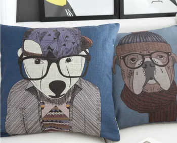 

Cute Animals Cartoon cushion Animals Pillow ,Cotton Pillow Cushion Car Office Home Decorative sofa cushions 45*45cm