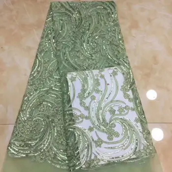 

Cassiel Hot Sale Tulle Lace Fabric High Quality 2019 African Lace Fabric with Sequins French Net Lace Fabrics for Women Dress