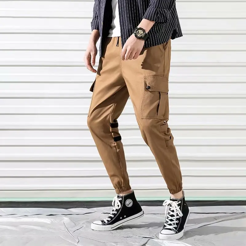Hip Hop Men Pants Streetwear Fashion Cargo Pant Casual Pants Male Harem Trousers Jogger Sweatpants Men Pants With Side Pocket