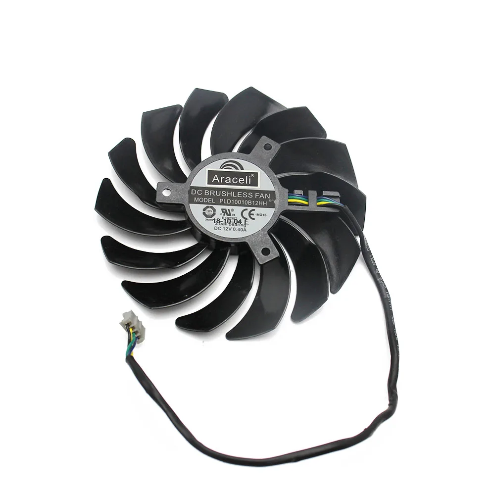 PLD10010B12HH DC12V 0.40A RTX2070 для MSI GeForce RTX 2070 ARMOR 8G OC охлаждение для видеокарты вентиляторы