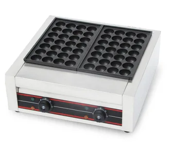 

Free shipping 110/220V meatball maker 2 plates Takoyaki machine