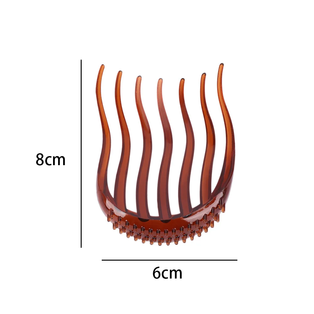 1 шт. женский конский хвост гребни вставки для объема зажим для волос буффант конский хвост производитель коса инструмент гребень для волос, головной убор инструмент для укладки волос