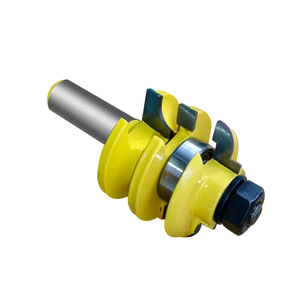 

1PC Drill Bit 1/2 Round Shank milling cutter Stile Router Bit Cutting Machine Tool Accessory for Wood Cutting Woodworking Tools
