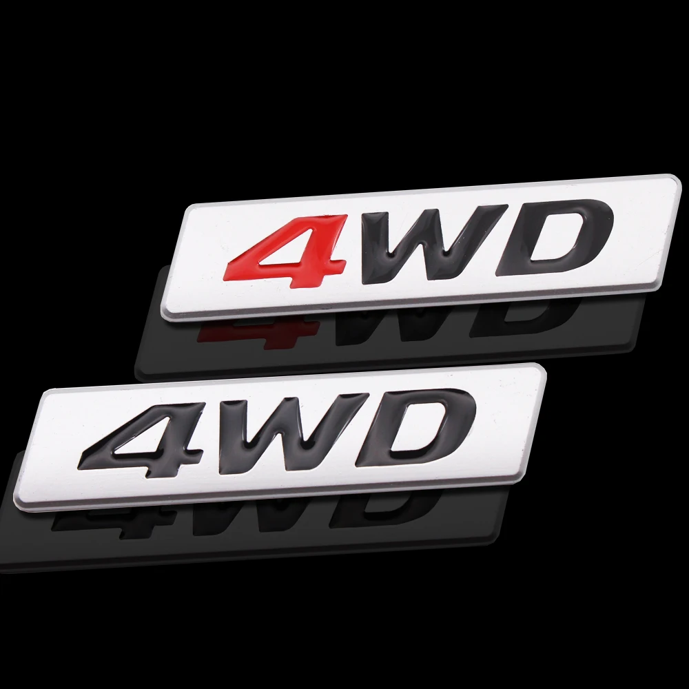 Новый Стайлинг автомобиля 3D хромированная металлическая наклейка 4WD эмблема 4X4
